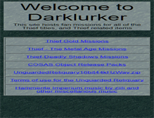 Tablet Screenshot of darklurker.com